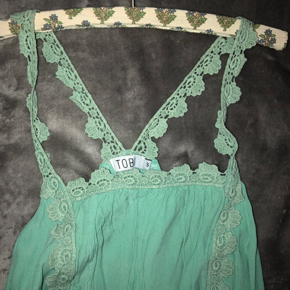 Aquamarine green cute top
